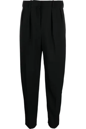 The Row Corby pleated wool tailored trousers
