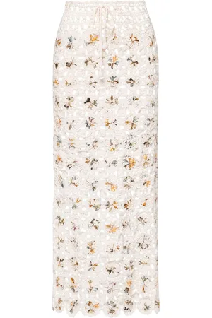 Agua by Agua Bendita Arroyo Caracola crochet-knit skirt