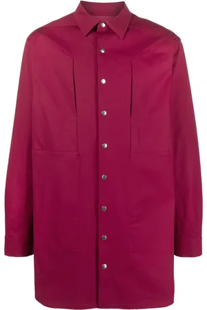 Rick Owens Long-sleeve buttoned shirt jacket