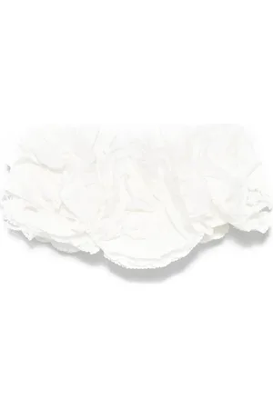 Shushu/Tong Floral-appliqué collar