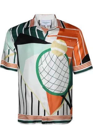 Casablanca Court Abstrait silk shirt