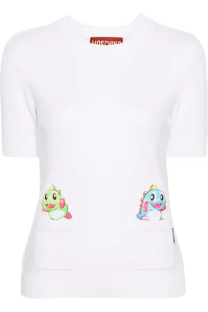 Moschino Logo-tag short-sleeve top