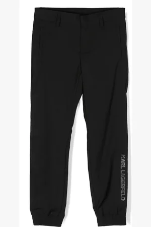 Karl Lagerfeld Ceremony logo-waist trousers