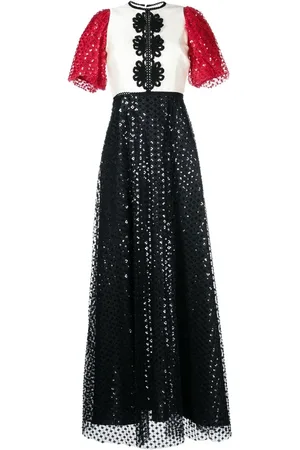 Macgraw Sequin-embellished gown dress