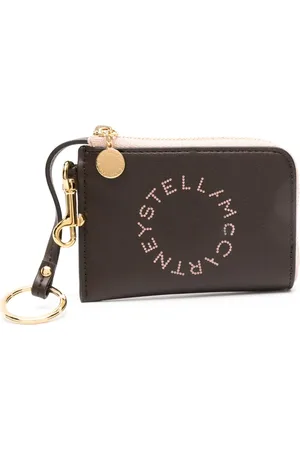 Stella McCartney Logo-print bicolour wallet