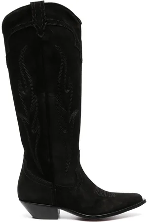 SONORA 40mm Western-style suede boots