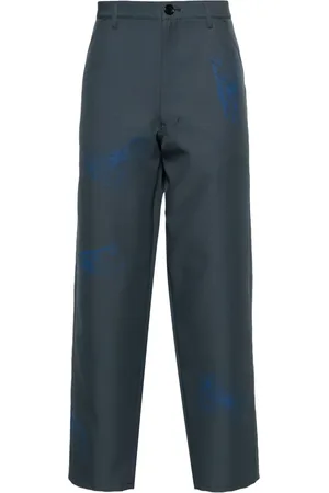 Comme des Garçons Spray-paint wide-leg trousers