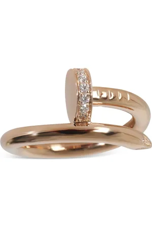 Cartier Pre-owned 18kt rose gold Juste Un Clou diamond ring