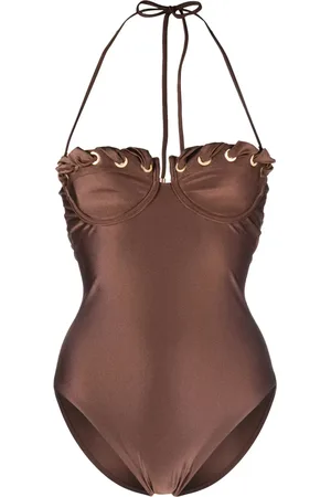 ZIMMERMANN Devi eyelet-detail swimsuit