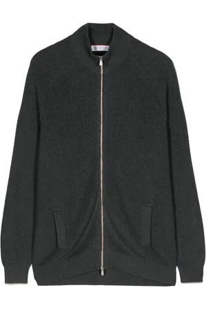 Brunello Cucinelli Ribbed-knit cotton cardigan