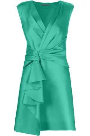 Alberta Ferretti Sleeveless pinched-waist dress