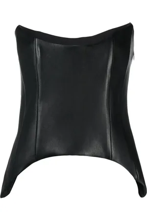 Monot Leather bustier top