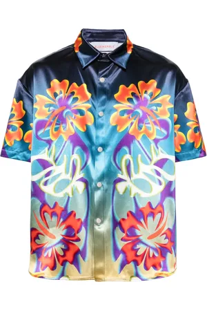 Bluemarble Floral-print satin shirt