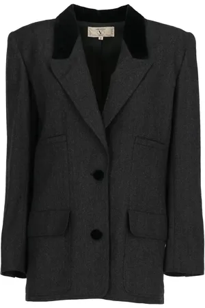 VALENTINO GARAVANI 1980s single-breasted blazer