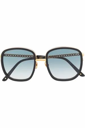 ANNA KARIN KARLSSON Square-frame gradient sunglasses