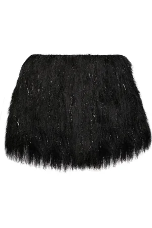 SACAI Fringed shorts