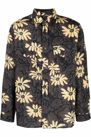 Nanushka Floral print shirt jacket