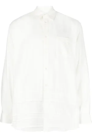UNDERCOVER Embroidered-desgin frayed shirt