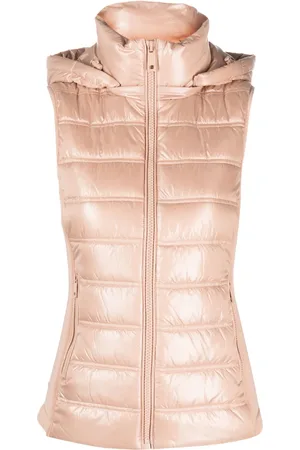Calvin Klein Zip-up padded satin gilet