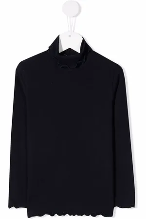 Il gufo Fluted-hem long-sleeve top
