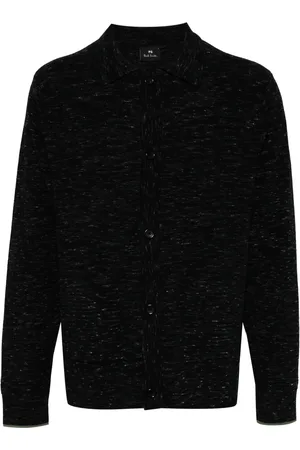 Paul Smith Fine-knit spread-collar cardigan
