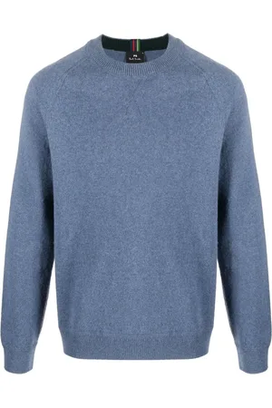 Paul Smith Mélange-effect merino wool crew-neck jumper