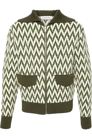 Lanvin Curb herringbone cotton cardigan