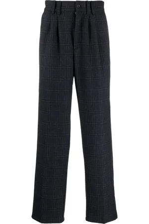 Rassvet Checked straight-leg trousers