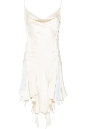Y / PROJECT Satin-finish mini dress