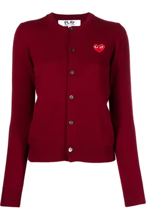Comme des Garçons Heart motif cardigan