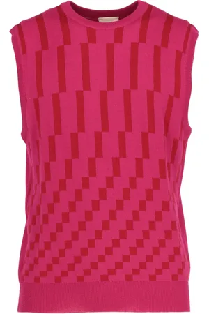 VERSACE 2000s checkered tank top