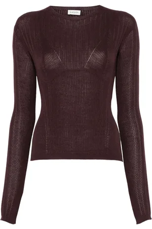 Lanvin Ribbed-knit sweater