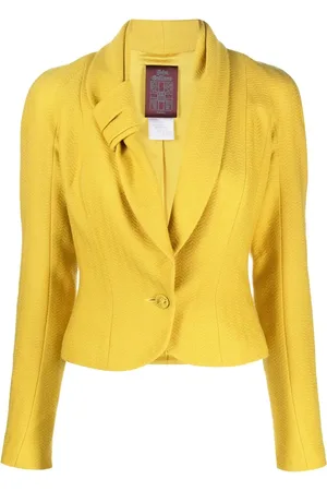 John Galliano 1990s single-button blazer