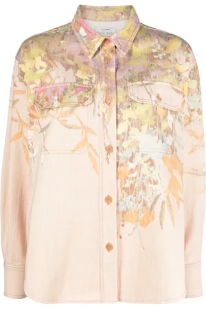 FORTE FORTE Floral-pattern cotton shirt