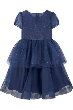 IAME Rhinestone-embellished tiered dress