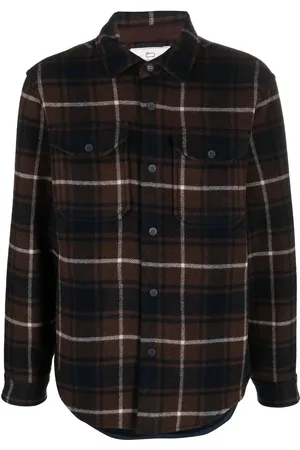 Woolrich Plaid-check shirt jacket