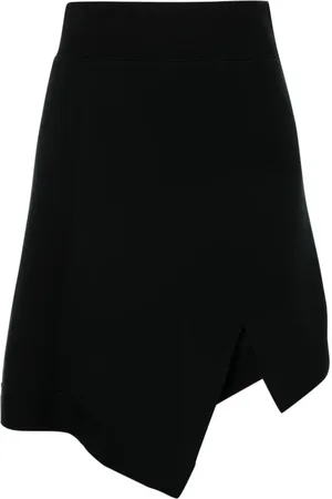 SACAI Sponge Sweat asymmetric mini skirt