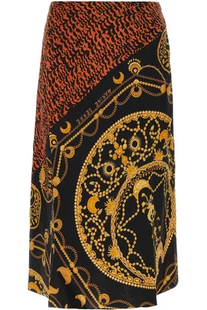 Marine Serre Ornament Jewellery-print skirt