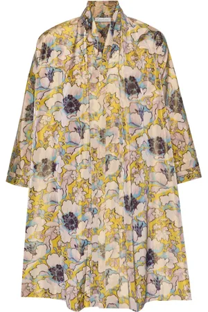 CARINE GILSON Floral-print taffeta robe