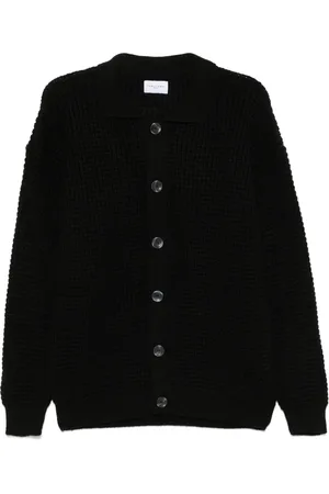 Family First Waffle-knit cardigan