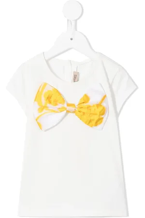 HUCKLEBONES LONDON Bow-detail cap-sleeve T-shirt