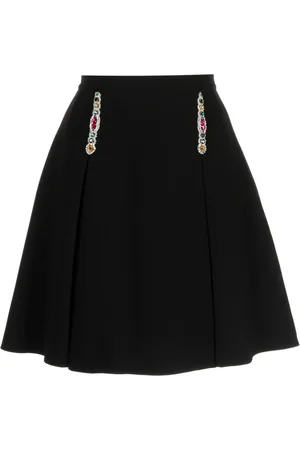 Zuhair Murad Crystal-embellished cady miniskirt