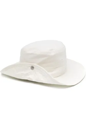 Jil Sander Logo-tag cotton bucket hat