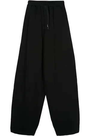 Family First Wide-leg cotton track pants