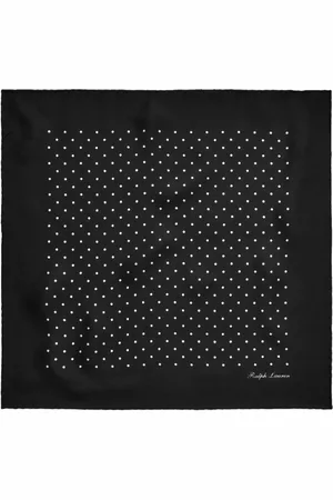 Ralph Lauren Polka dot-print silk scarf