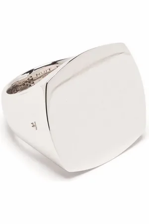 TOM WOOD Clean Cushion sterling ring