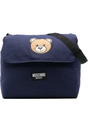 Moschino Teddy Bear-print changing mat and bag set