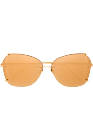 Linda Farrow Geometric-frame sunglasses