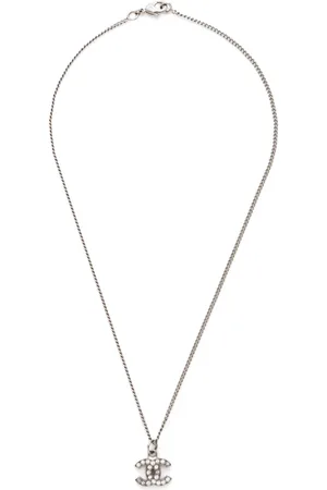 CHANEL 2009 CC rhinestone-embellished necklace