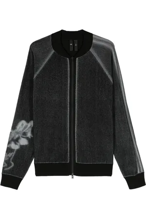 Y-3 GFX ribbed cardigan